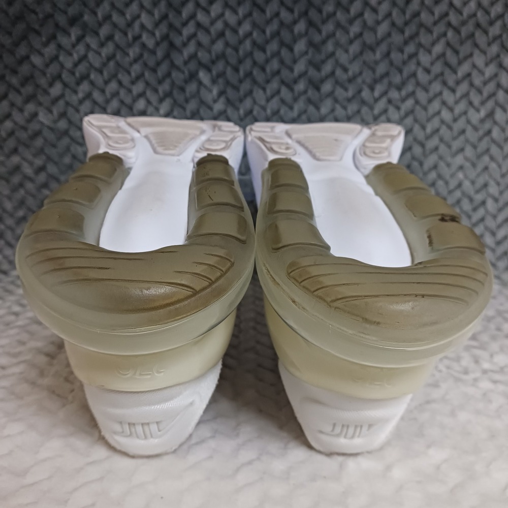 Nike Air Max 270 White Metallic Silver GS Walking Running Shoes Sz 6.5Y Womens 8 - Picture 14 of 14
